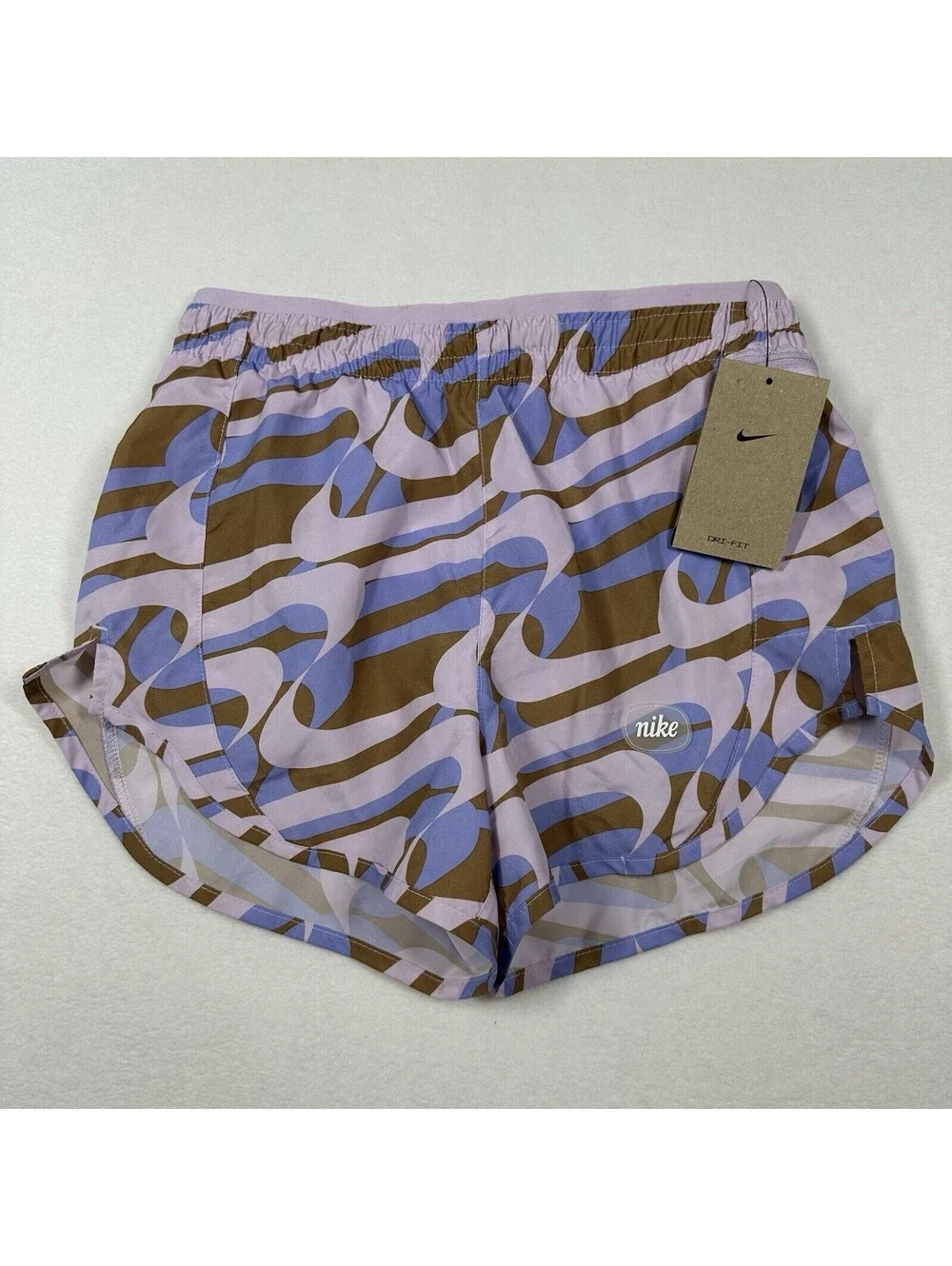 Women's Nike Dri-Fit Icon Clash Tempo Luxe Running Shorts DQ6117-530 NWT Size XS